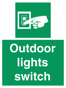 Outdoor lights switch
